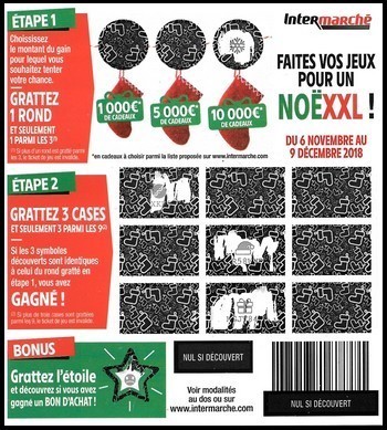 grattage pub intermarche