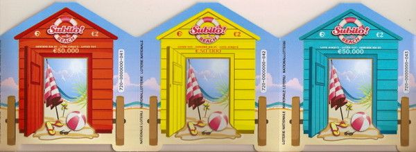 ticket de grattage de la BELGIQUE 2011